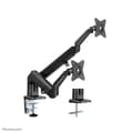 Miniatyrbillede 3 af 8: Neomounts DS70-810BL2 fuldbevægelsesmonitorarm 17-32" (2x) - gasfjeder - pladsbesparende design - sort