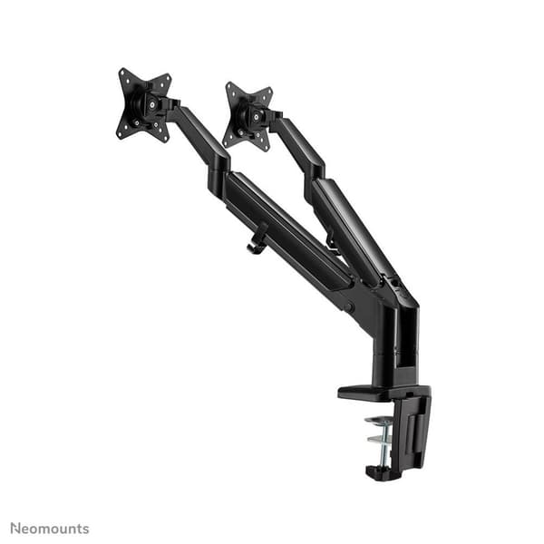 Neomounts DS70-810BL2 fuldbevægelsesmonitorarm 17-32" (2x) - gasfjeder - pladsbesparende design - sort