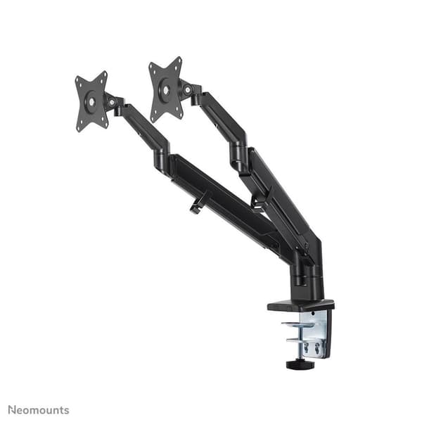 Neomounts DS70-810BL2 fuldbevægelsesmonitorarm 17-32" (2x) - gasfjeder - pladsbesparende design - sort