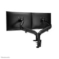 Miniatyrbillede 7 af 8: Neomounts DS70-810BL2 fuldbevægelsesmonitorarm 17-32" (2x) - gasfjeder - pladsbesparende design - sort