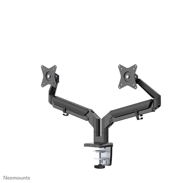 Neomounts DS70-810BL2 fuldbevægelsesmonitorarm 17-32" (2x) - gasfjeder - pladsbesparende design - sort