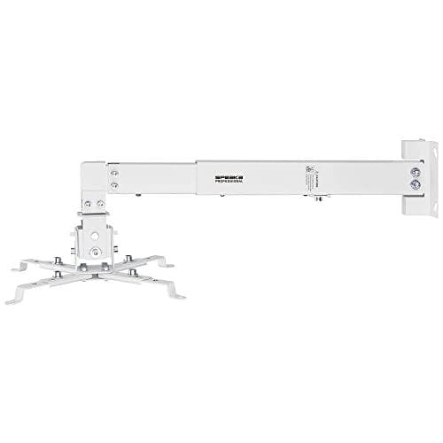 SpeaKa Professional SP-PWM-101 projektor vægmontering Roterbar vægafstand (maks.): 600 mm Hvid (SP-10533060)