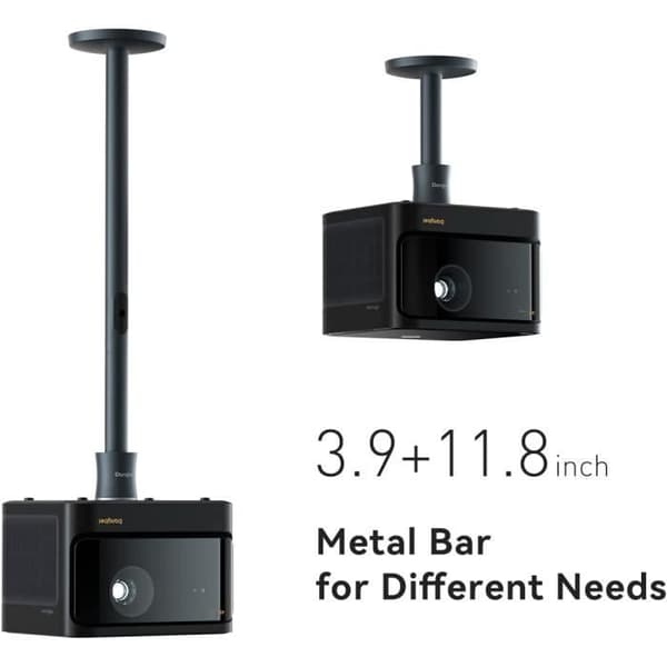 Dangbei stöd av tak för projektor - Justerbar höjd 3,9 till 15,7 tum - 1/4" skruv, kompatibel med Mars Pro och Atom