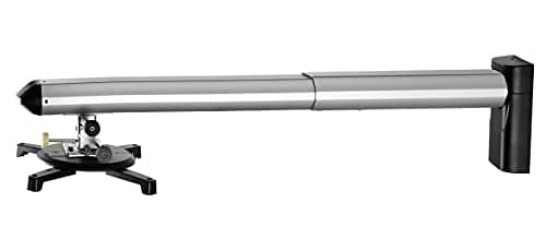 AAVARA vægbeslag/kortafstandsbeslag til projektor, sort, sølv, 1270 mm/50", PB120