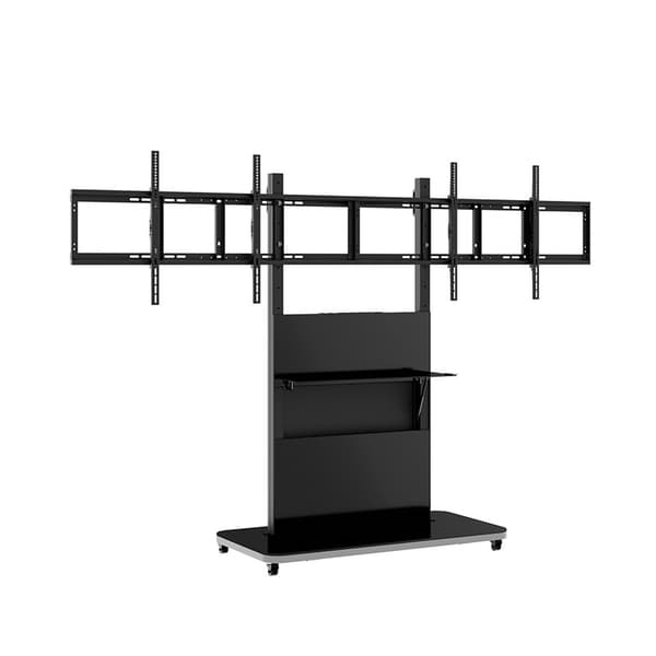 Hagor Pro-Tower L Dual mobilt stativsystem med dubbel VESA-fäste