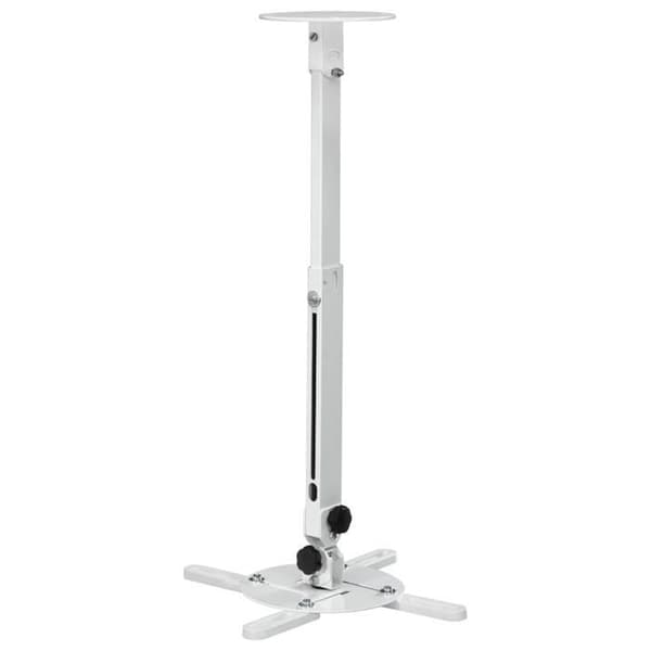 Hama 00220880 Höjdjusterbar takfäste för projektor Avstånd från golv till tak (max.): 635 mm vit