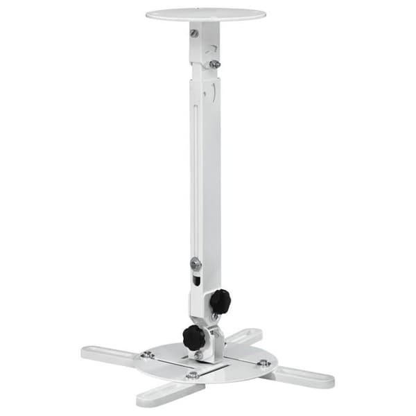Hama 00220880 Höjdjusterbar takfäste för projektor Avstånd från golv till tak (max.): 635 mm vit