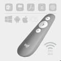 Miniatyrbild 1 av 6: Presentationsfjärrkontroll - Logitech - R500s - Röd laserpekare - 20 meter - Bluetooth 4.0 LE