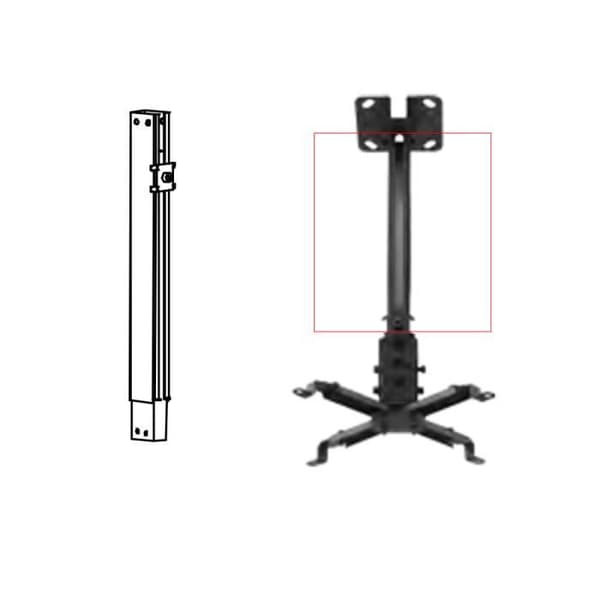 Tak- och väggprojektor min. 29,6 cm upp till 53,5 cm vit