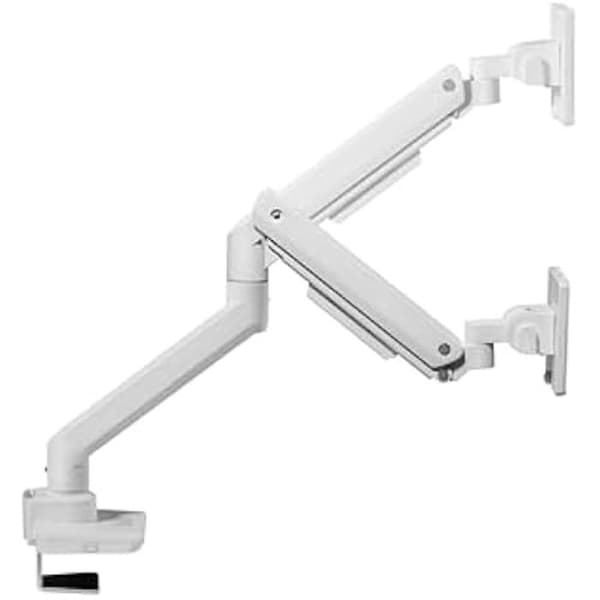 Utrusta 650181 Heavy Duty skrivbordsfäste för 17 till 49 tums bildskärmar, vit