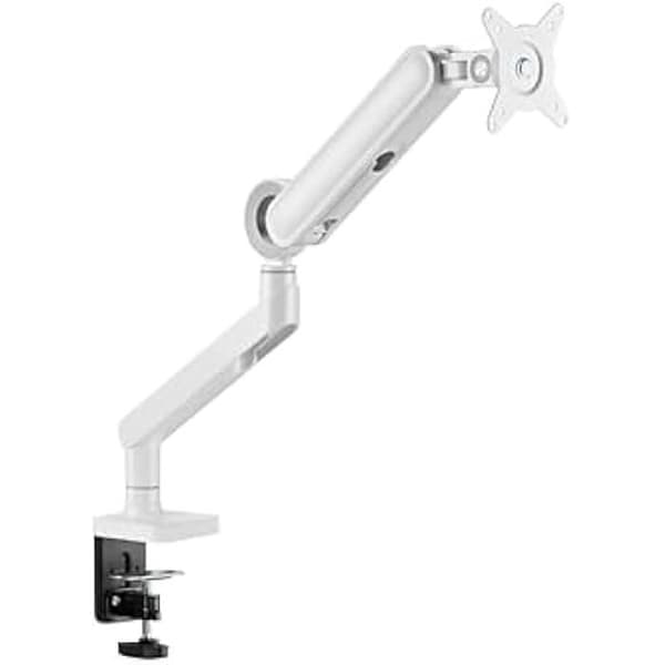 Skrivbordsfäste för 17"-35" skärm UTRUSTNING - Maximal belastning 10,5 kg - Vit