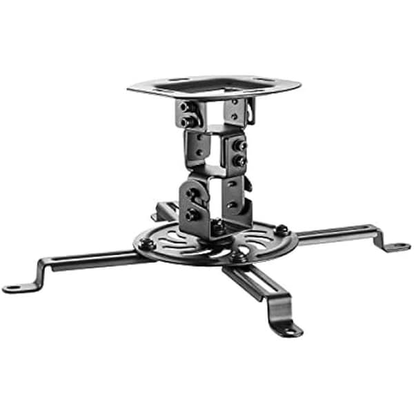 AISENS - CP03TSR-127 - Universal eco-swivel mount, inklusive takfäste för 13,5 kg PROJEKTOR, svart