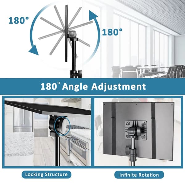 Projektor Tripod Stativ, Justerbar Højde 25,9 til 51,8 tommer, 11,1 pund Belastningsevne,145 cm