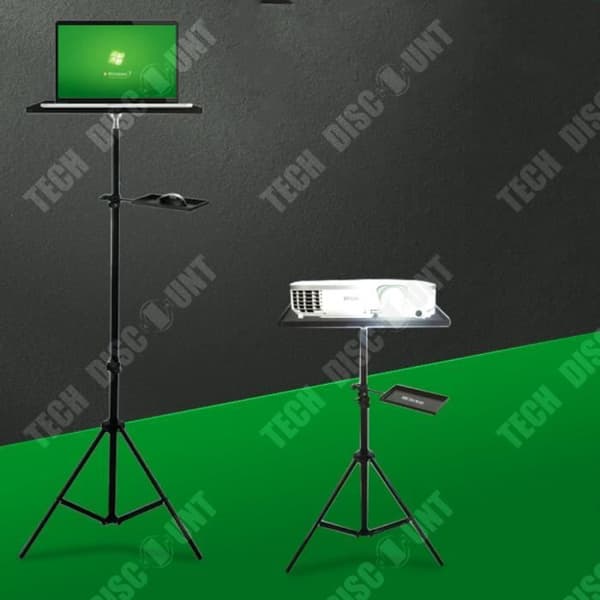 TD® videoprojektorstativ på stativ stativ universell laptop bricka miniskärm justerbar bordslampa konsolläsare