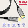 Miniatyrbild 2 av 4: TD® Fiberoptisk 8K HDMI-kabel High Definition Version 2.1 8K60Hz 4K120Hz TV-datorprojektor PS5-kabel 5 meter lång