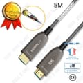 Miniatyrbild 1 av 4: TD® Fiberoptisk 8K HDMI-kabel High Definition Version 2.1 8K60Hz 4K120Hz TV-datorprojektor PS5-kabel 5 meter lång