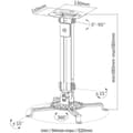 Miniatyrbild 3 av 4: Techly ICA-PM 18S, tak, 13,5 kg, 58 cm, 380 - 580 mm, 360°, -15 - 15°