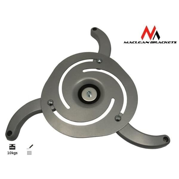 MACLEAN MC-517 Universal projektorfäste - Rotations- och vinkeljustering - Silver