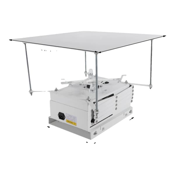 Elektrisk Lift Projektorbeslag, Loftmonteret, 10 kg Belastningsevne, Fjernbetjening,HVID