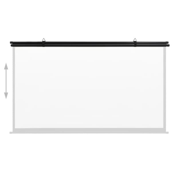 vidaXL Valkokangas 60 16:9