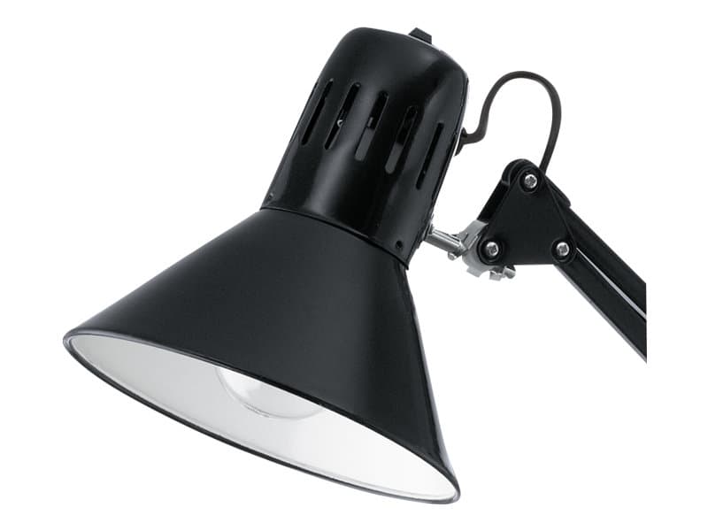 Eglo FIRMO - Skrivbordslampa - 1 uttag - klämmonterbar - E27 - shiny black