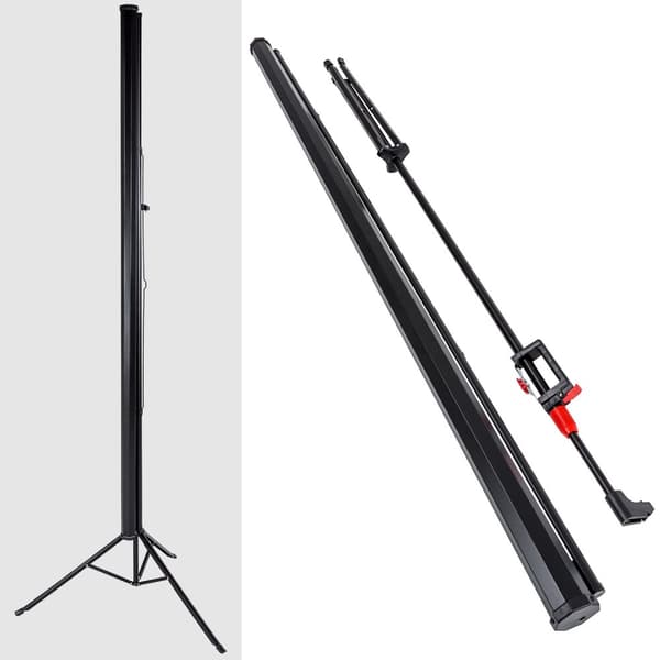 Projektorduk med stativ - 152 x 152 cm