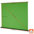 Miniatyrbild 2 av 2: celexon Mobile Lite Chroma Key Green Screen 150 x 200 cm