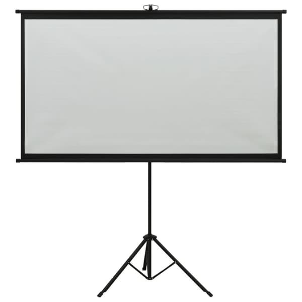 vidaXL projektorlærred med trefod 90" 16:9