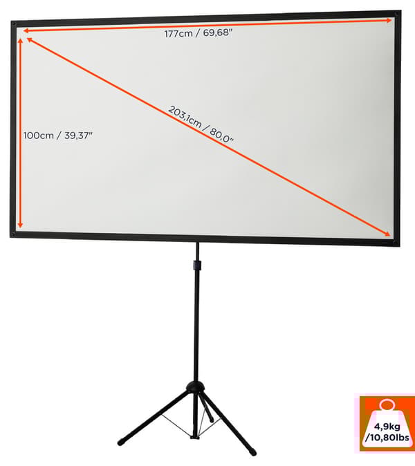 celexon stativbunden projektorduk Ultra-lightweight  177 x 100