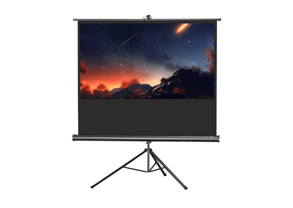 celexon stativbunden projektorduk Economy 184 x 104 cm Svart, Vit