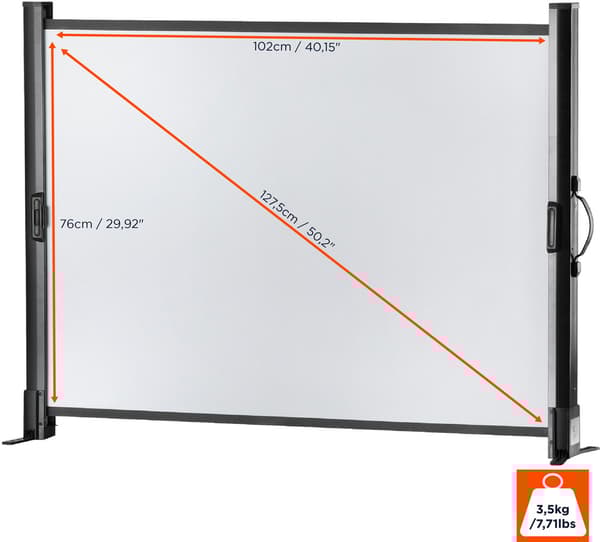 celexon mobil projektorduk Professional 102 x 76 cm, 50"