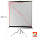 Miniatyrbild 2 av 2: celexon stativ projektorduk Economy 74 tum 133 x 133 cm White Edition