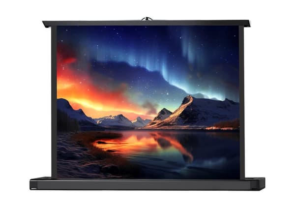 celexon miniprojektorduk Professional 61 x 46 cm, 30" Svart, Vit