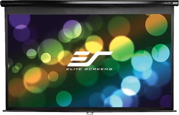 Elite Screens Manual Series M106UWH - Skärm - Takmonterbar, Väggmonterbar - 269 cm (106" ) - 16:9 - MaxWhite - Svart (M106UWH)