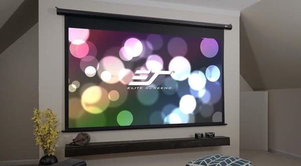 Elite Screens Manual Series M106UWH - Skärm - Takmonterbar, Väggmonterbar - 269 cm (106" ) - 16:9 - MaxWhite - Svart (M106UWH)