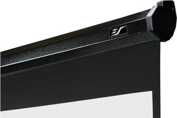 Elite Screens Manual Series M106UWH - Skärm - Takmonterbar, Väggmonterbar - 269 cm (106" ) - 16:9 - MaxWhite - Svart (M106UWH)