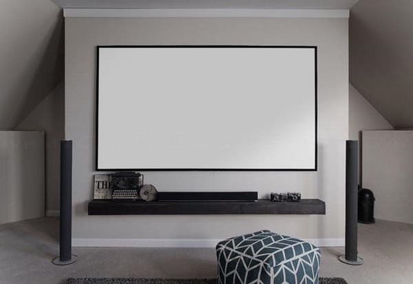Elite Screens Aeon Series AR100WH2 - Näyttö - sopii seinäkiinnitykseen - 254 cm (100") - 16:9 - CineWhite - musta