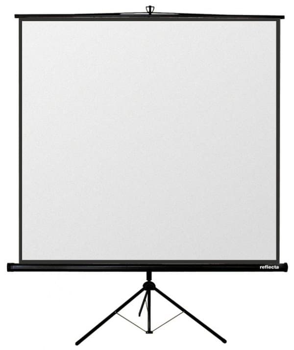 Reflecta TRIPOD Crystal 240x240cm (1:1, 131"/334cm, 236x236cm) plátno stojanové Sort, Hvid