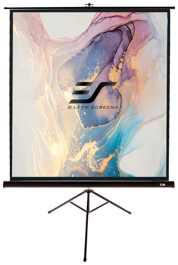 ELITE SCREENS plátno mobilní trojnožka 85" (215,9cm)/ 1:1/ 152,4×152,4cm/ gain 1.1/ case černý
