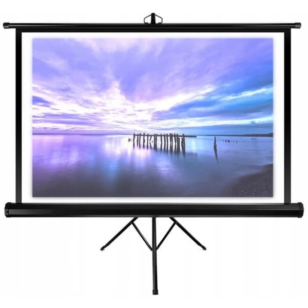OVERMAX Tripod Screen 60 - Projektionsduk - 60” - 4:3 - Med stativ - Inomhus utomhus - Fällbar - Justerbar höjd