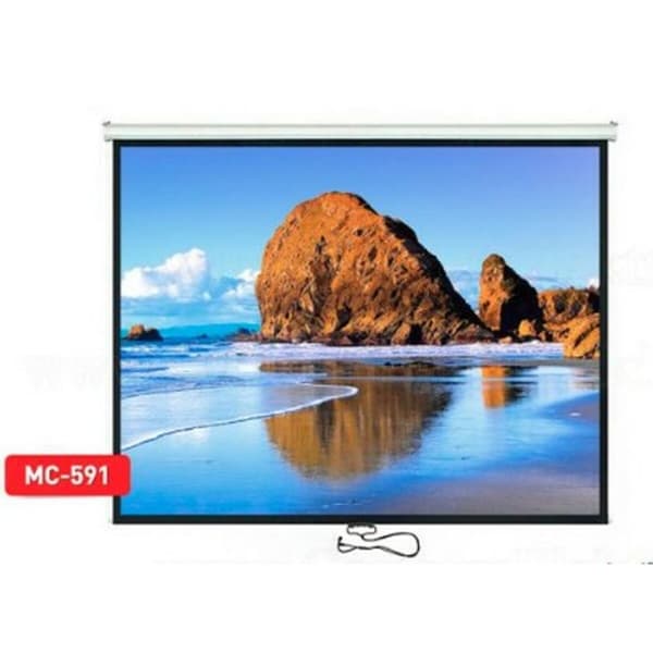 Projektionsduk MacLean MC-591 120" Vit