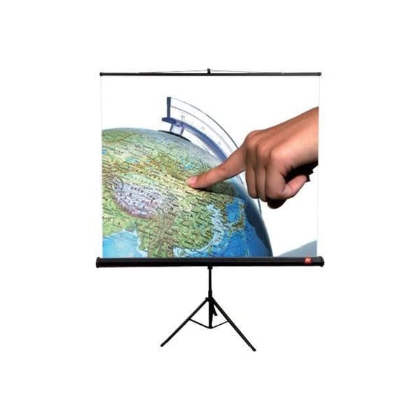 AVTek Tripod Standard 175 projektionsduk med stativ 97 tum (247 cm) 1:1 matt vit svart