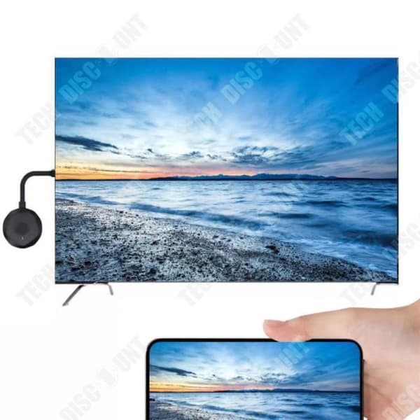 TD® Screen Wireless Live Streaming på samma skärm Horisontell och vertikal skärm Mobiltelefon ansluten till TV