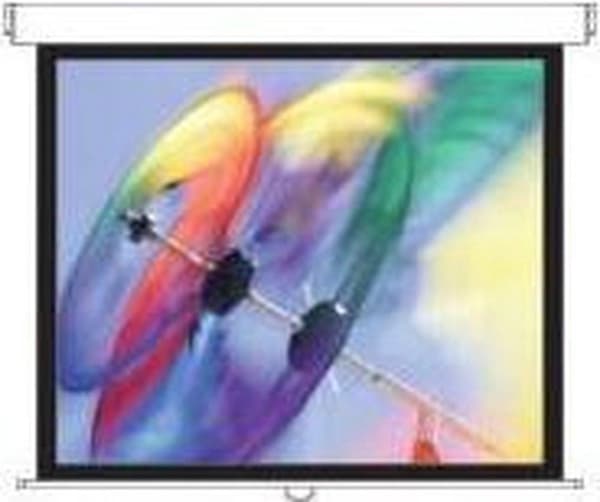 Optoma Panoview Pull Down Manual DS-3100PMG+ - Näyttö - Kattoon kiinnitettävä, sopii seinäkiinnitykseen - 254 cm (100") - 4:3 - Matta valkoinen Valkoinen