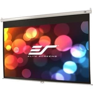 Elite Screens Manual Series M100XWH-E24 HDTV format - skærm - loftmontering muligt, velegnet til vægmontering - 254 cm (100") - 16:9 - MaxWhite - hvid