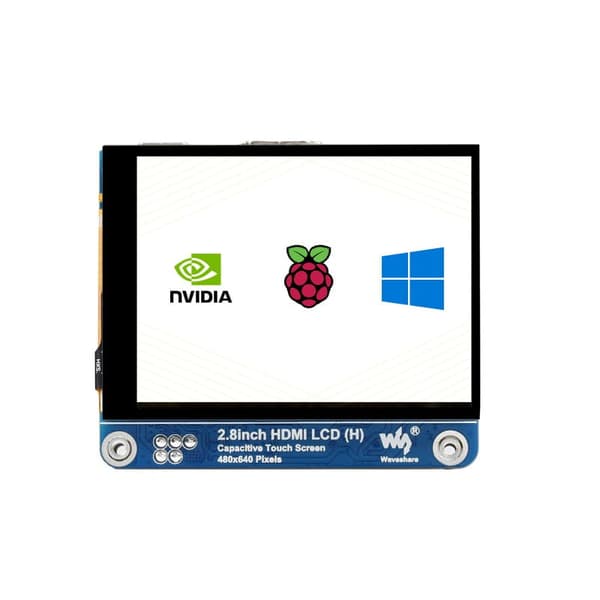 2,8" kapacitiv pekskärm LCD-skärm för Raspberry Pi 480x640 IPS