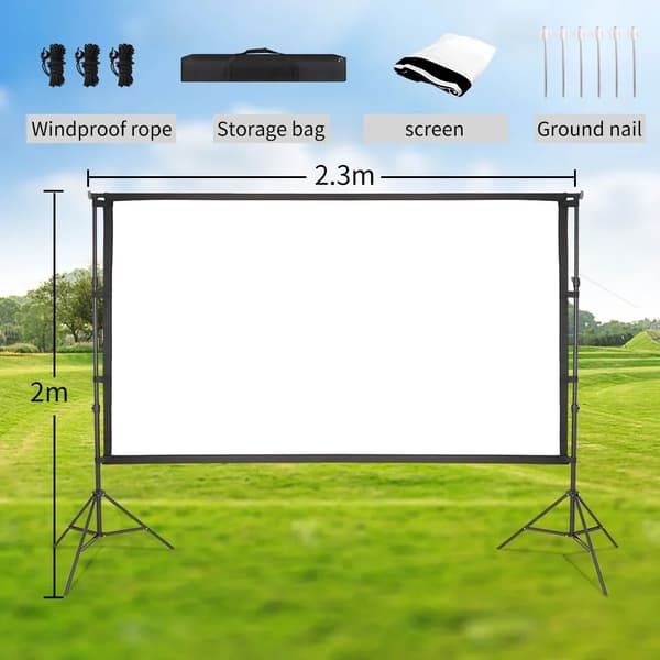 Bärbar Fällbar Filmduk, Högkvalitativ Muslinmaterial, Flera Storleksalternativ,2,1x2,3M