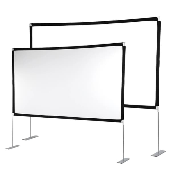 Bärbar Projektorskärm, 100/120 Tum, 4K HD-upplösning, Fällbar Design