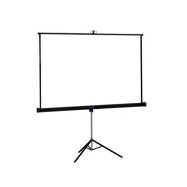 Väggskärm med stativ + väska iggual PSITS180 180 x 180 cm - iggual - Svart
