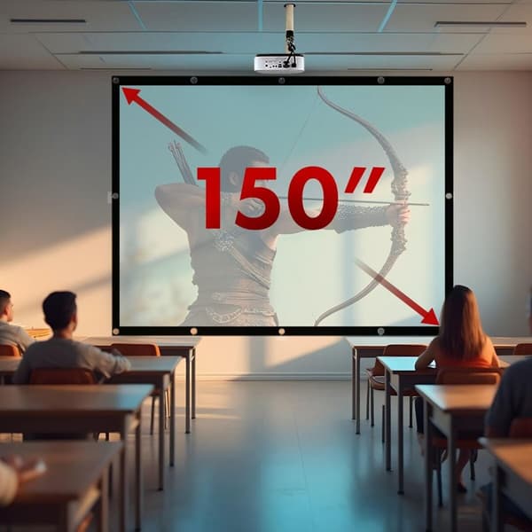 Projektorskærm MacLean MC-168 120"